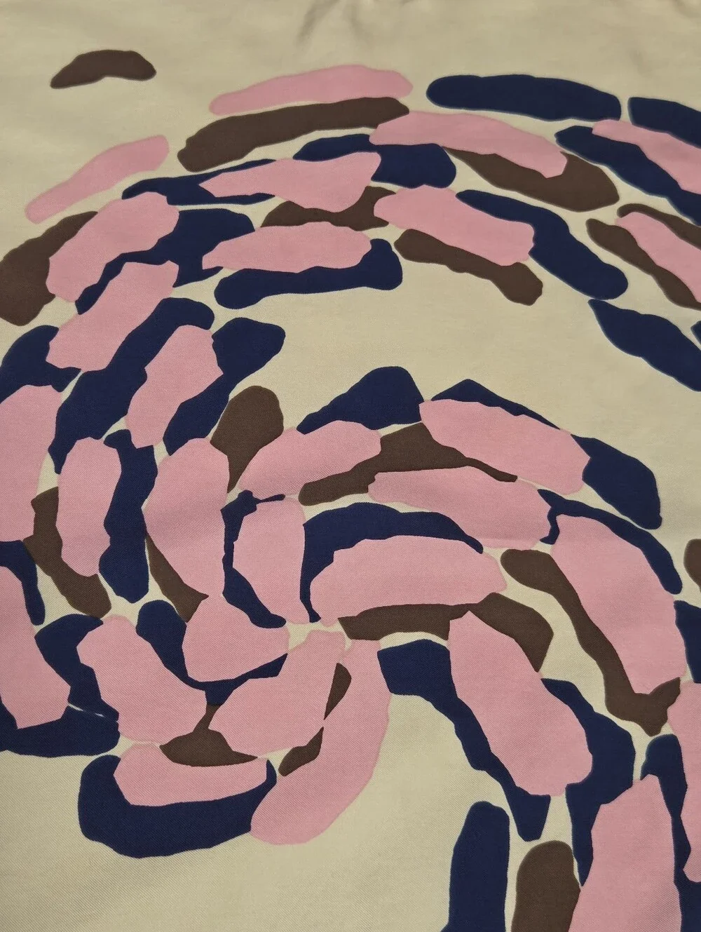 Vintage Rene Chantal Silk Printed Scarf